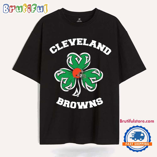 Shamrock Football St Patricks Day Cleveland Browns NFL 2025 T Shirt