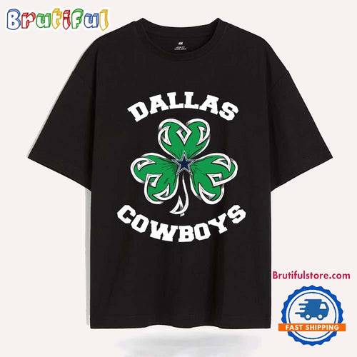Shamrock Football St Patricks Day Dallas Cowboys NFL 2025 T Shirt