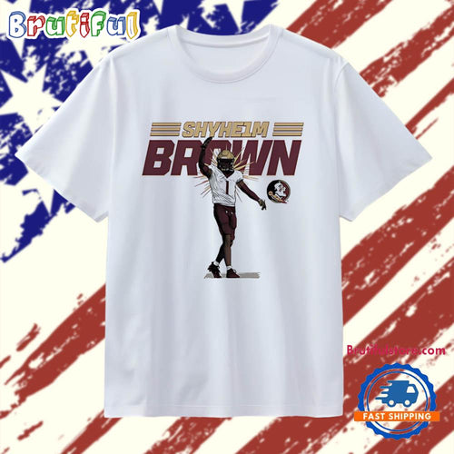 Shyheim Brown FSU Football NCAA Caricature T Shirt