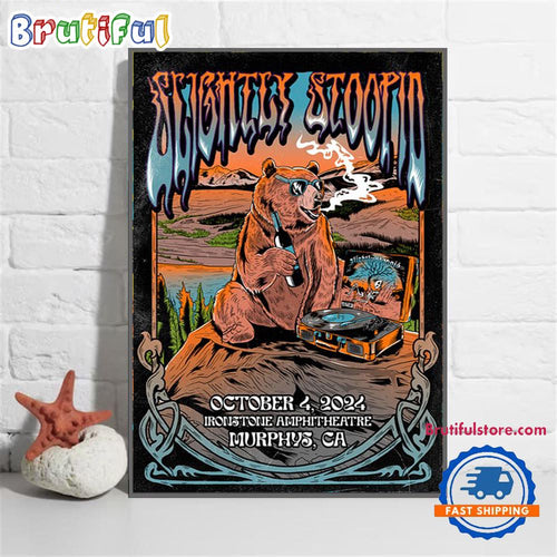 Slightly Stoopid Oct 4 2024 At Ironstone Amphitheatre, Murphys CA Concert Poster Canvas Art