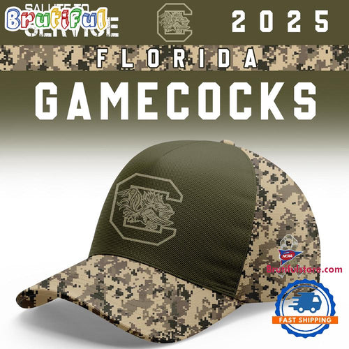 South Carolina Gamecocks 2025 NCAA Salute To Service Limited New Cap