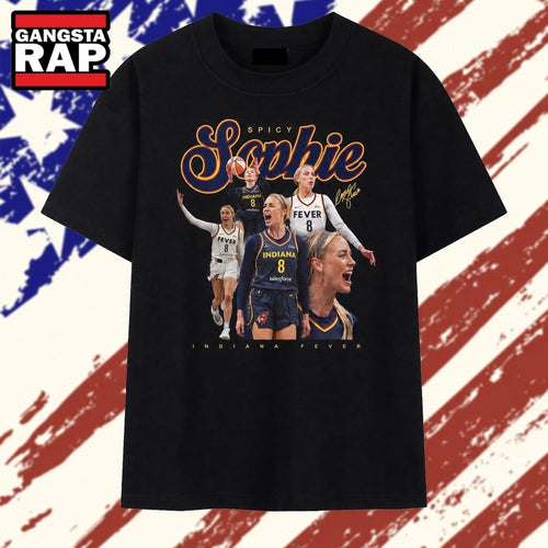 Spicy Sophie Cunningham Indiana Fever WNBA Fan Graphic T Shirt , Vintage Trending Shirt