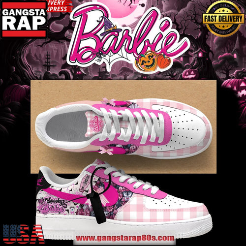 Spooky Barbie Girl Limited Edition Air Force 1 Sneakers Shoes