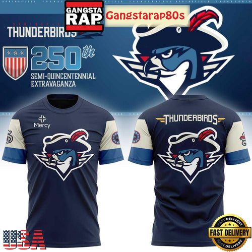 Springfield Thunderbirds Our 250th Anniversary 2026 Unisex T-Shirt