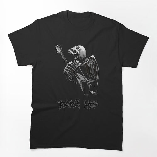 James Hetfield Papa Het Guitar Through Ribs Skeleton Shirt