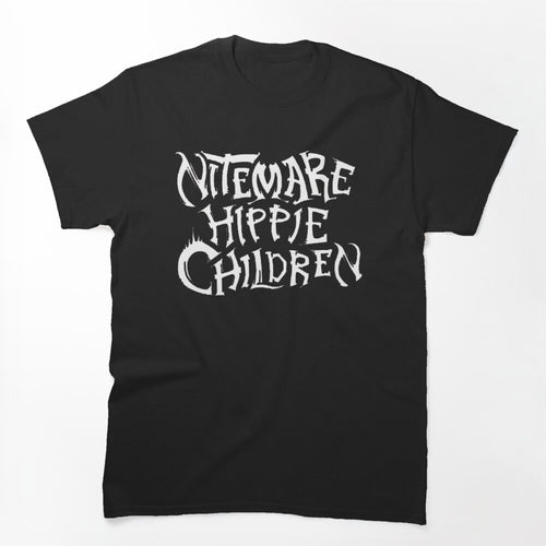 Nitemare Hippie Children Black & White Logo Shirt