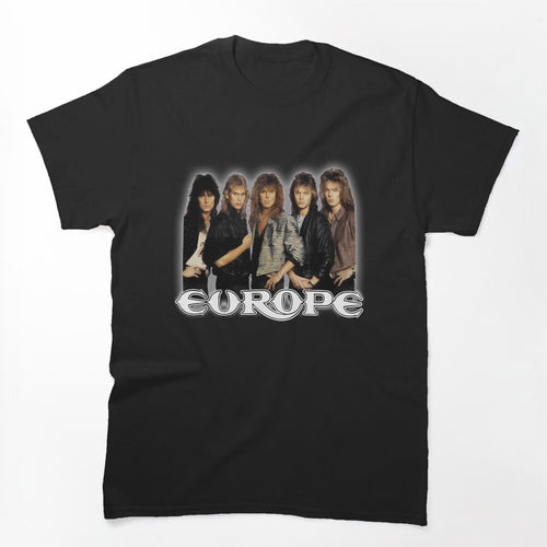 Europe Band 80s 90s Retro Vintage Shirt