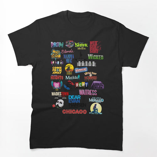 Musical Theater Inspired By Broadway Shows Shirt
