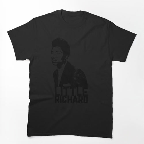 Little Richard - Black Stencil Shirt
