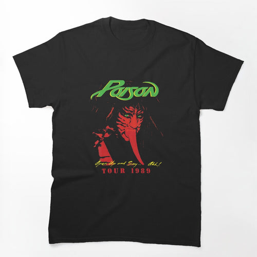 Poison Tour 1989 Portrait Design Shirt