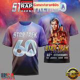 Star Trek 1966-2026 60Th Anniversary Unisex 3D Shirt