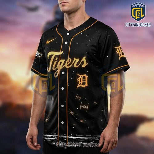 Star Wars Mandalorian Grogu Tigers Baseball Limited Edition Jersey