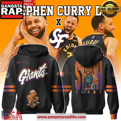 Steph Curry Collab San Francisco Giants Special Edition All Over Print Hoodie