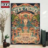 Stick Figure Cali Vibes Marina Green Long Beach, CA Jun 7 2025 Tour Poster Canvas Art