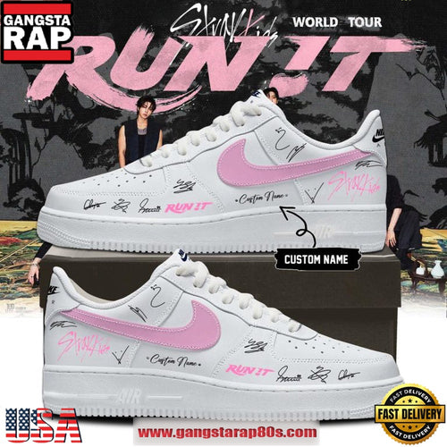 Stray Kids World Tour Run It 2026 Custom Name Air Force 1 Fashions Shoes