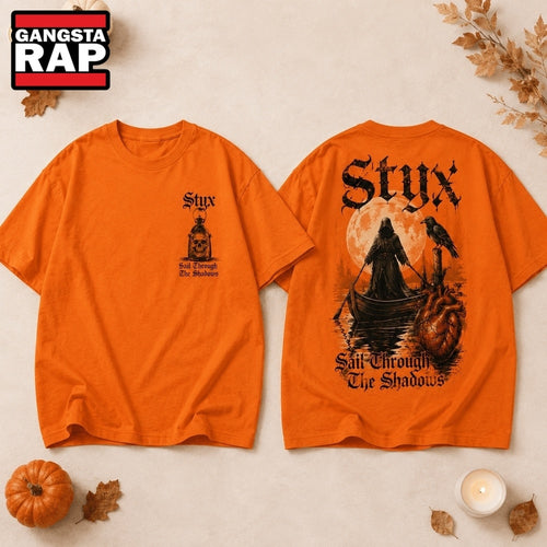 Styx Sail Through The Shadows Gothic Halloween 3D Shirt Hoodie T-Shirt