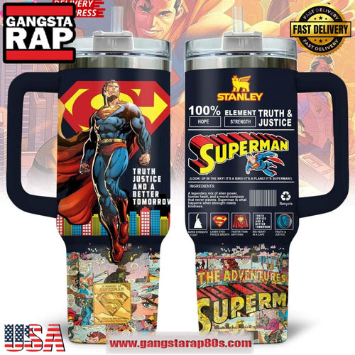Superman x Stanley Limited Edition Tumbler Cup 40oz