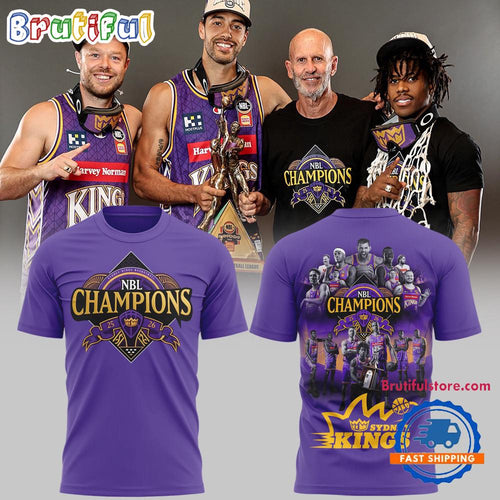 Sydney Kings Champions NBL 2026 Team Player T Shirt