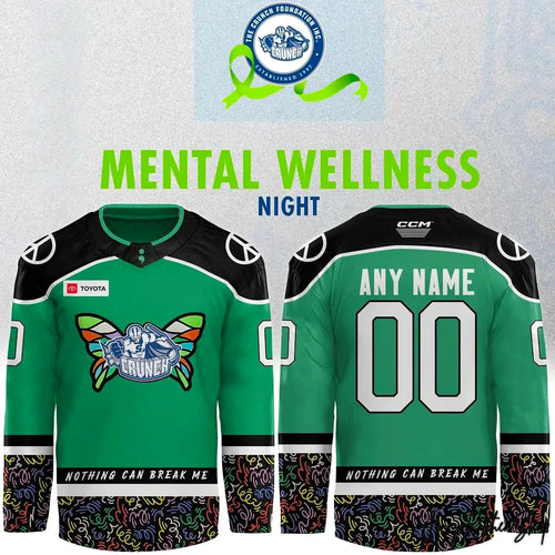 Syracuse Crunch 2026 Mental Wellness Night Jersey