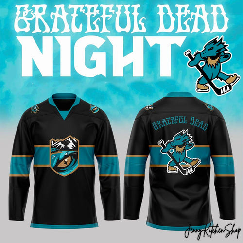 Tahoe Knight Monsters Grateful Dead Nights 2025 Limited Hockey Jersey