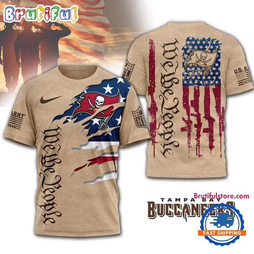 Tampa Bay Buccaneers 2026 NFL Veteran We The People 3D Shirt