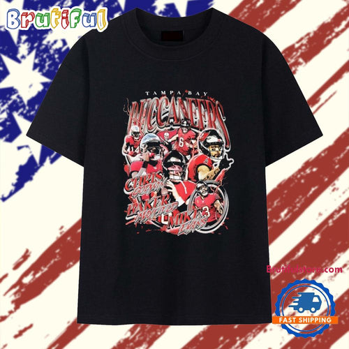 Tampa Bay Buccaneers Chris Godwin Baker Mayfield and Mike Evans Graphic T Shirt