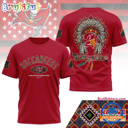 Tampa Bay Buccaneers Native American Heritage Month 3D Shirt