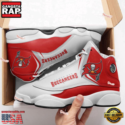 NFL Tampa Bay Buccaneers New Design Air Jordan 13 Running Sneakers Shoes For Fans