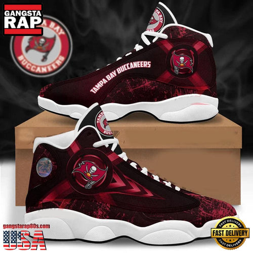 NFL Tampa Bay Buccaneers New Design Air Jordan 13 Running Sneakers Shoes For Fans