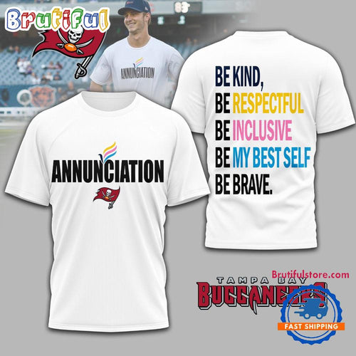 Tampa Bay Buccaneers NFL Annunciation 2025 Unisex 3D Shirt