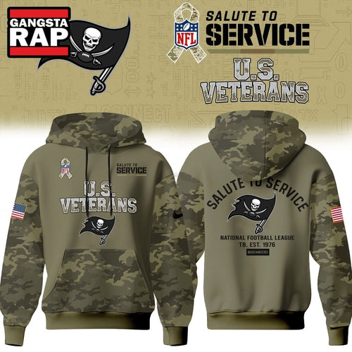 Tampa Bay Buccaneers NFL US Veterans Salute To Service 2026 Hoodie Shirt, Football New Design Shirt