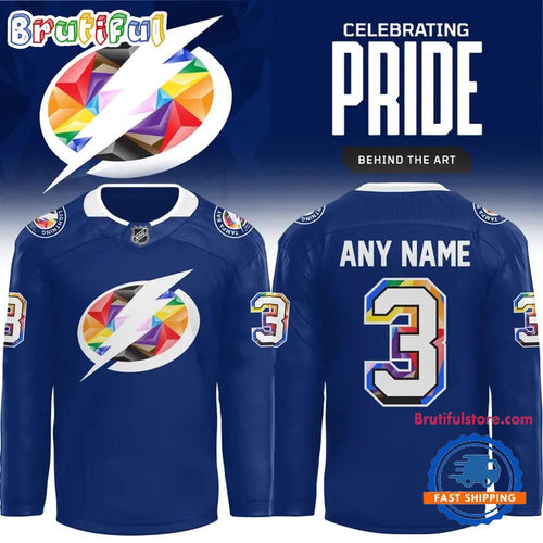 Tampa Bay Lightning Blue CELEBRATING PRIDE 2026 Hockey Jersey