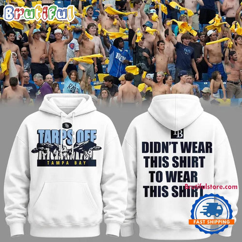 Tampa Bay Rays Tarps Off 2026 White Hoodie T-Shirt