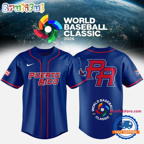Team Puerto Rico 2026 World Baseball Classic Baseball Special Edition Jersey Shirt