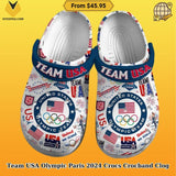 Team USA Olympic Paris 2024 Crocs Crocband Clog