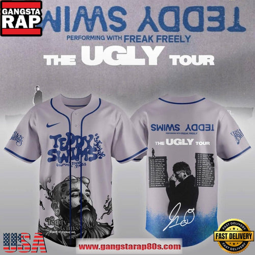 Teddy Swims The Ugly Tour 2026 Limited Edition Baseball Jersey