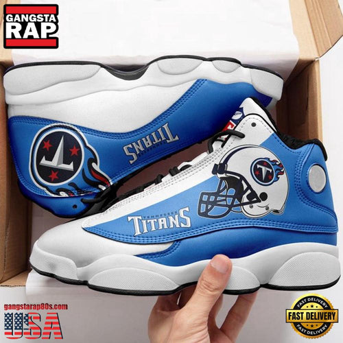 NFL Tennessee Titans Sport New Design Air Jordan 13 Running Sneakers Shoes