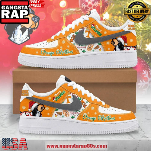 Tennessee Volunteers Merry Christmas Limited Air Force 1 Running Sneakers Shoes