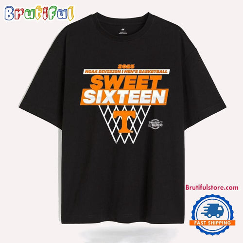 Tennessee Volunteers NCAA men’s Sweet Sixteen Traditional 2025 T Shirt