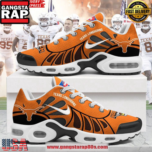 Texas Longhorns Hook ‘Em 2025 Air Max Plus Shoes Running Sneakers