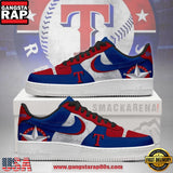 Texas Rangers MLB Unique Sports Air Force 1 Low Top Shoes Running Sneakers