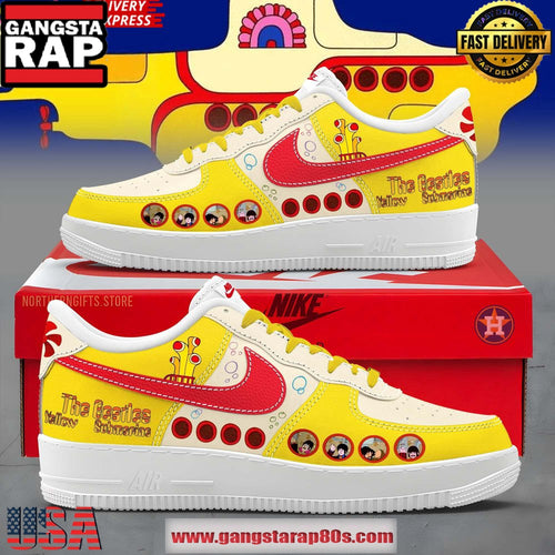 The Beatles Yellow Submarine Limited Edition Air Force 1 Sneakers Shoes