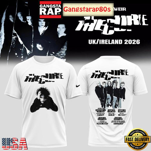 The Cure UK & Ireland Summer 2026 Limited Edition White Shirt
