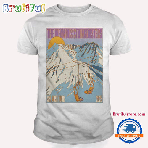 The Infamous Stringdusters Ski Dust Tour 2025 T Shirt