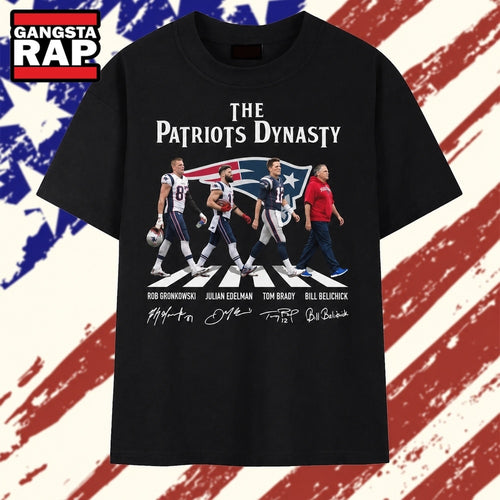 The Patriots Dynasty Abbey Road Style Signatures 2026 T Shirt , Vintage Trending Shirt