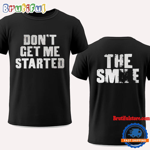 The Smile Band Don’t Get Me Started Metallic Print T Shirt