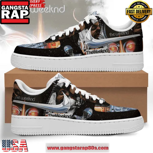 The Weeknd After Hours Galaxy Air Force 1 Sneakers Shoes