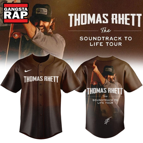 Thomas Rhett The Soundtrack to Life Tour 2026 Signature Baseball Jersey , Music Fans Jersey Shirt
