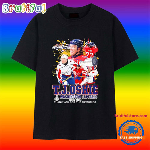 T.J Oshie Washington Capitals 2015-2025 Thank You For The Memories T Shirt