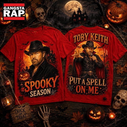 Toby Keith Halloween Pumpkin Moon Spooky Season 2026 3D Shirt , Music Trending 3D Shirt
